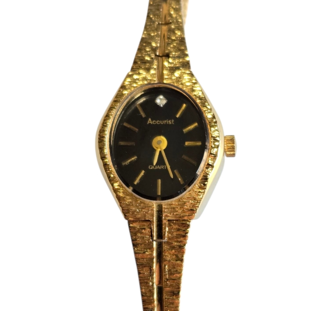 Vintage Accurist Gold-Plated Women's Watch